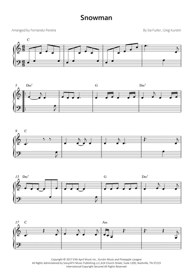 Snowman (arr. Fernando Pereira)