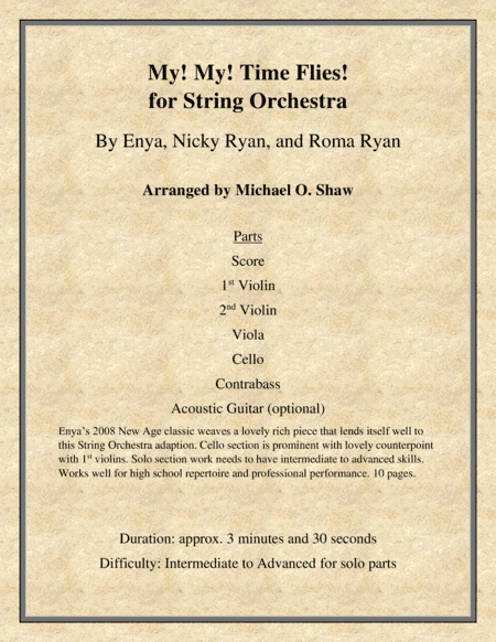 My! My! Time Flies! (arr. Michael O. Shaw)