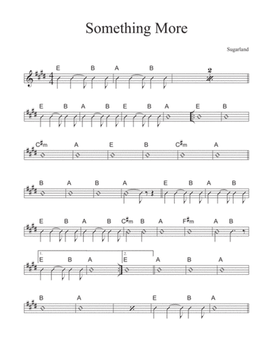 Something More (arr. David M Fagnant)