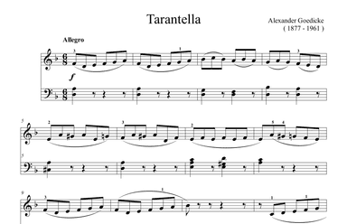 Goedicke Tarantella (arr. Ben Choupak)