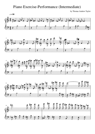 Performance-Exercise for Students (Intermediate)