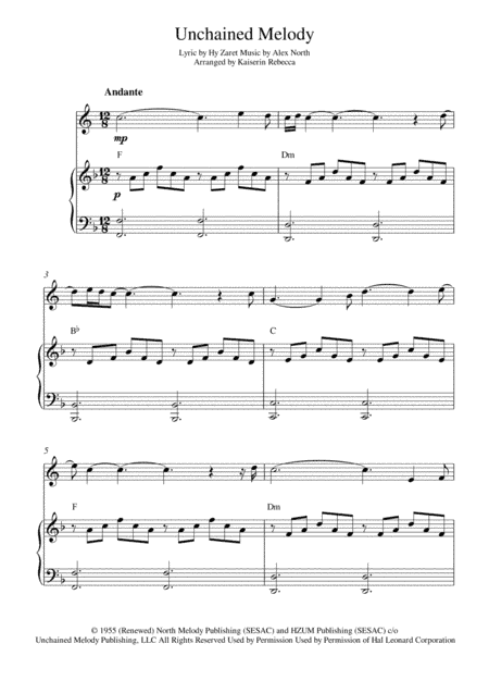 Unchained Melody (arr. Kaiserin Rebecca)