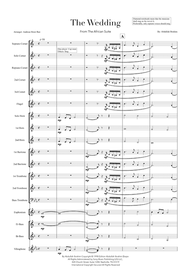 The Wedding (arr. Andreas Heier Røe)