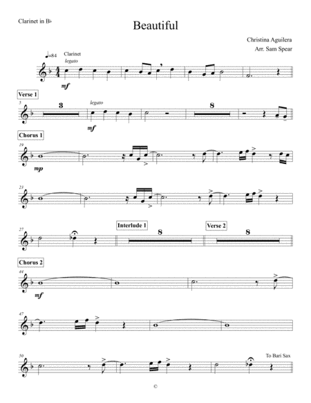 Beautiful (arr. Samantha Spear)