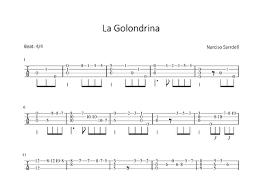 La Golondrina (arr. Bettina Schipp)