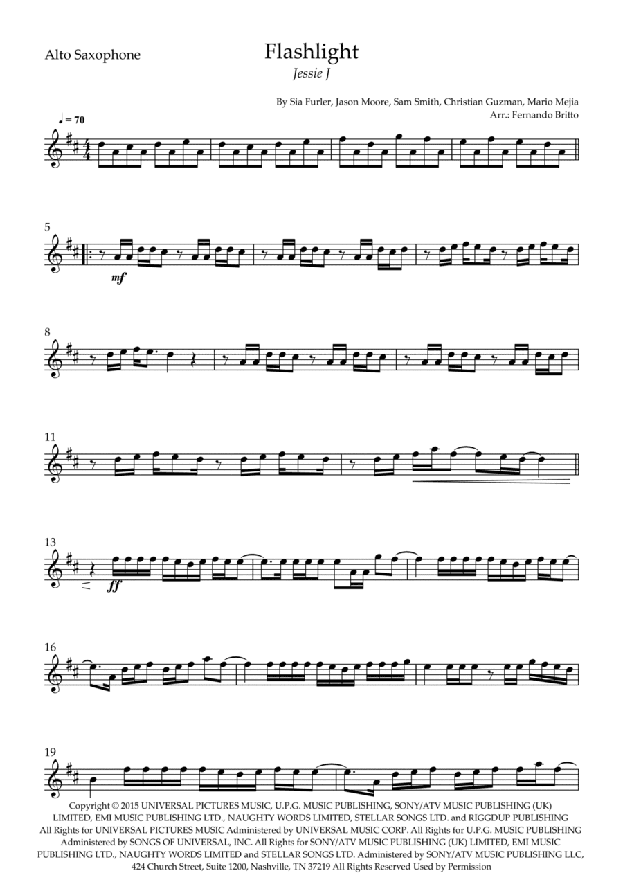 Flashlight (arr. Fernando Britto)