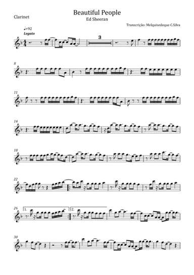 Beautiful People (arr. Melquisedeque C.Silva)