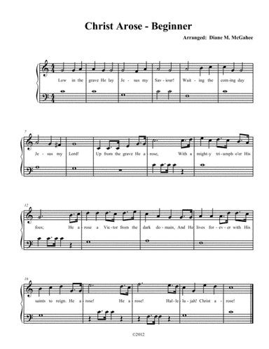 He Arose! (christ Arose) (arr. Diane M. McGahee)