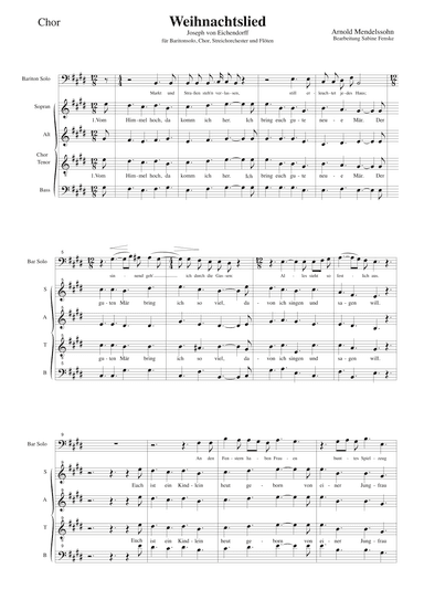 Weihnachtslied (arr. Sabine Fenske)