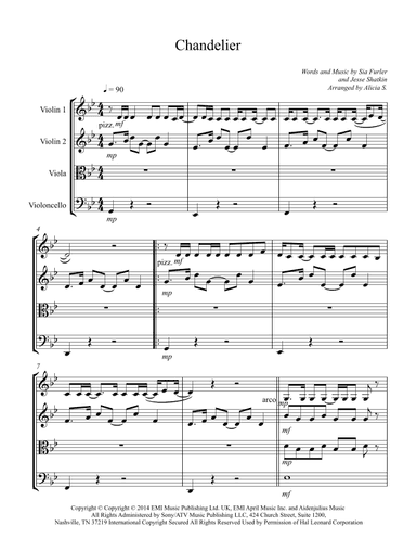 Chandelier (arr. Alicia S.)