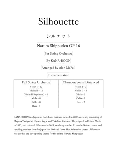 Shilhouette (arr. Alan McFall)