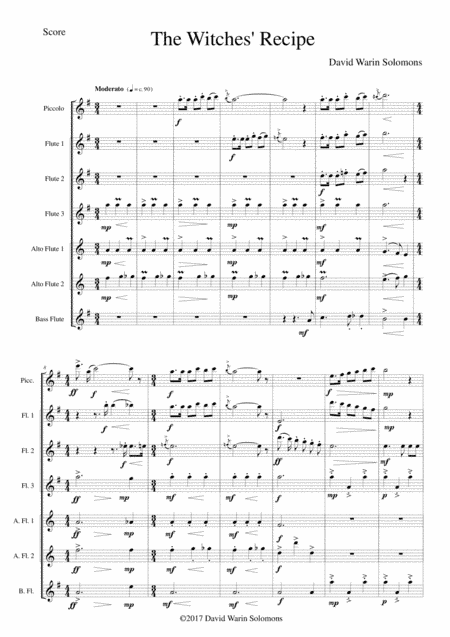 The Witches' Recipe for Flute Choir