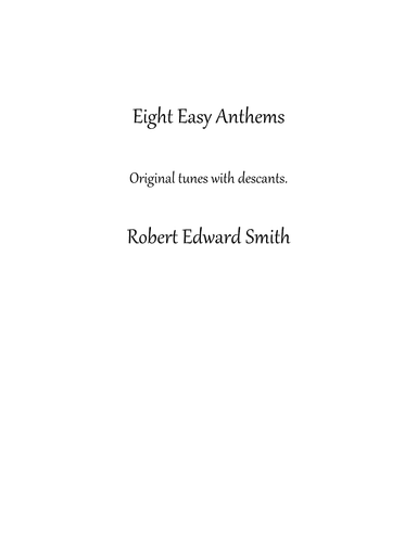 Eight Easy Anthems