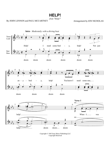 Help! (arr. Jon Nicholas)