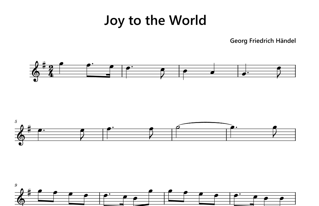 Joy to the World (arr. Funtom)