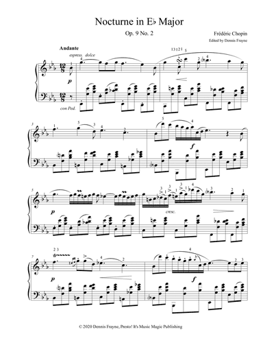 Nocturne in E-Flat Major (Op. 9 No. 2) (arr. Dennis Frayne)