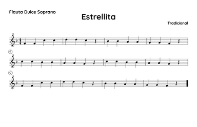 Estrellita - F (arr. SUZUME)