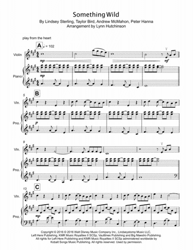Something Wild (arr. Lynn Hutchinson)