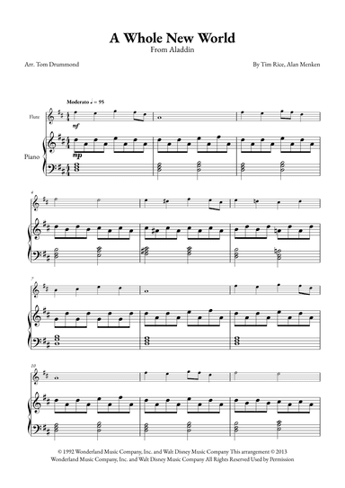 A Whole New World (arr. Tom Drummond)
