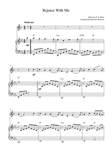 Rejoice With Me (arr. Kaiserin Rebecca)