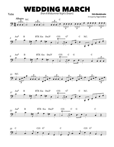 Wedding March (arr. Tiago Cordeiro)