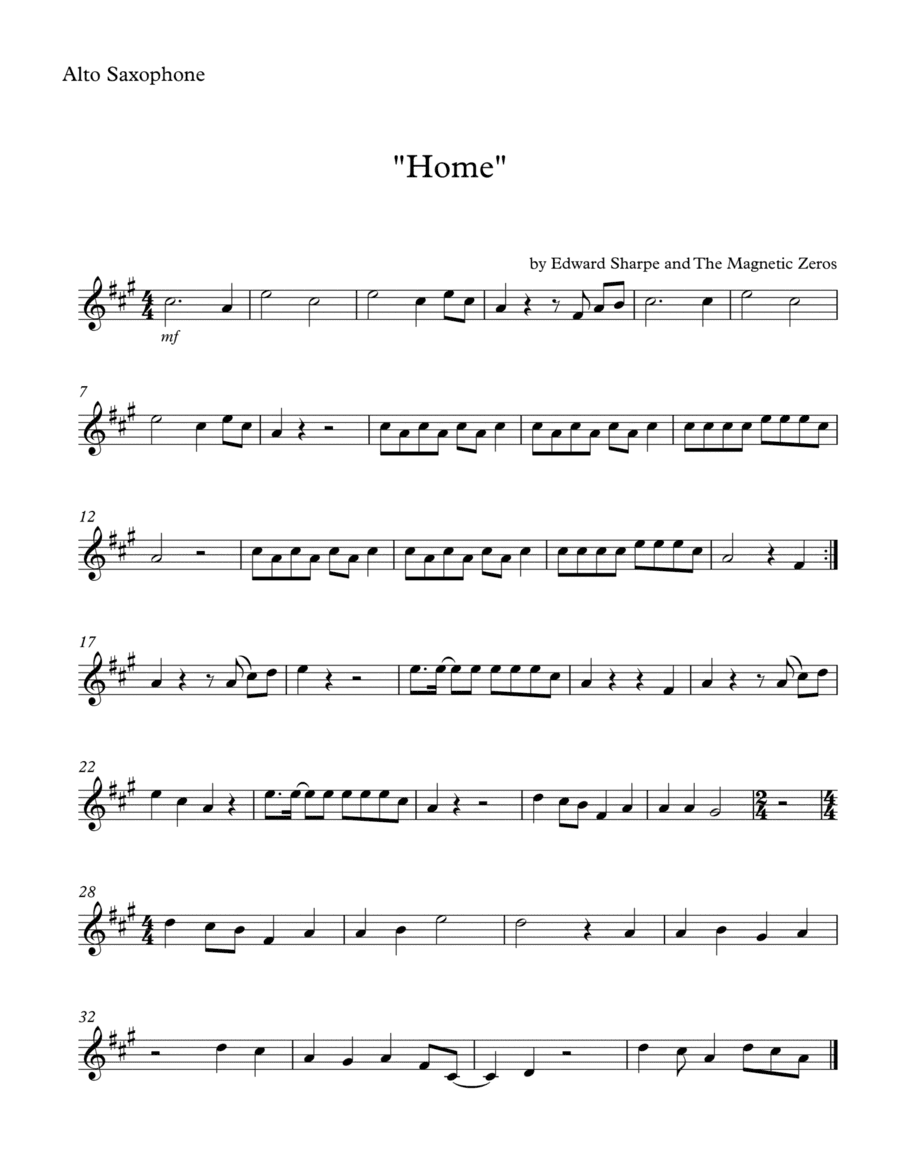 Home (arr. SongBird Music)