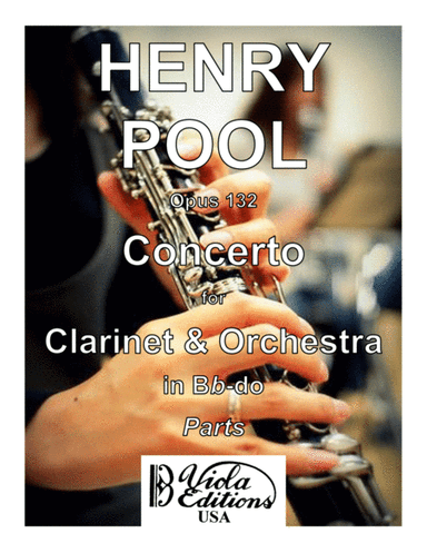 Opus 132, Concerto for Clarinet & Orchestra in Bb-do (Parts)
