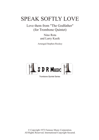 Speak Softly Love (arr. Stephen Rockey)
