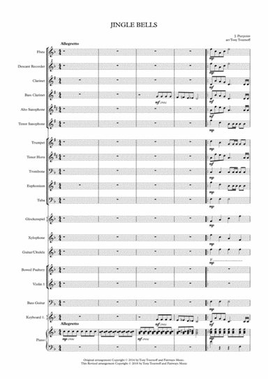 Jingle Bells (Mixed Ensemble) (arr. Tony Tournoff)