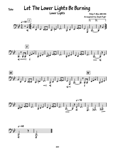 Let The Lower Lights Be Burning (BQ) (arr. Joseph Pugh)