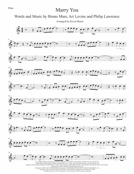 Marry You (arr. Kevin Busse)