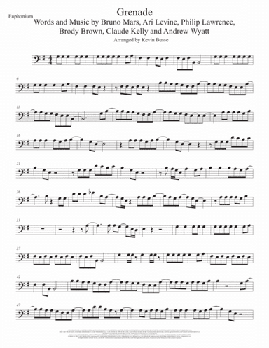 Grenade (arr. Kevin Busse)