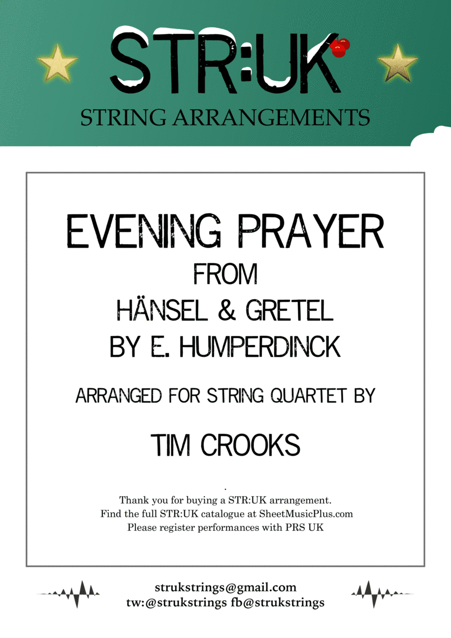 Evening Prayer from Hansel & Gretel (arr. Tim Crooks)