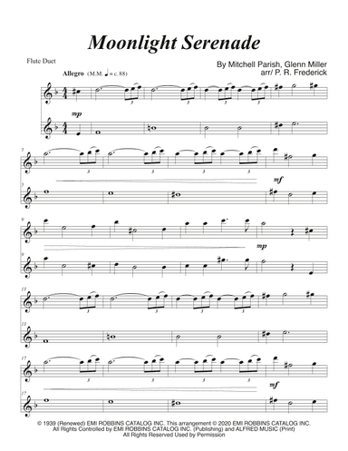 Moonlight Serenade (arr. P. R. Frederick)