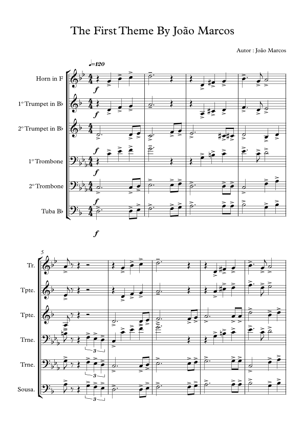 The First Theme By João Marcos