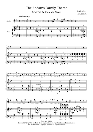 Addams Family Theme (arr. Rika K.)
