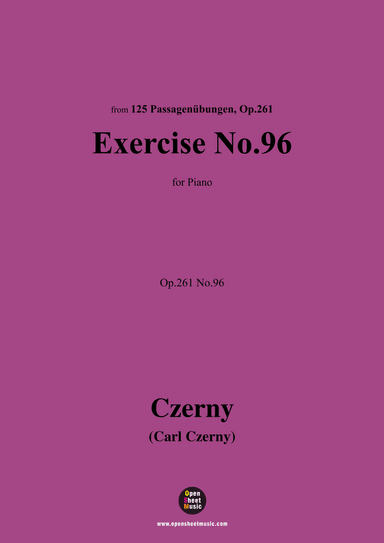C. Czerny-Exercise No.96,Op.261 No.96 (arr. OSM Press)