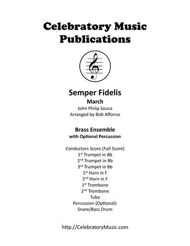 Semper Fidelis March (arr. Bob Affonso)