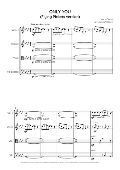 Only You (arr. James Widden)