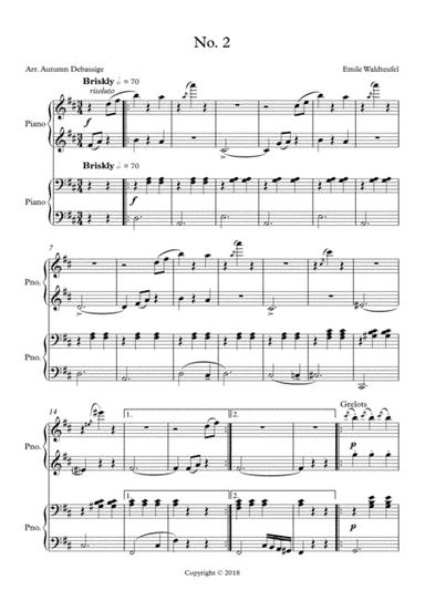 Skaters' Waltz, Theme 2 (arr. Autumn Debassige)