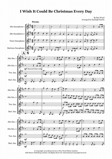 I Wish It Could Be Christmas Every Day (arr. Kayleigh Huelin)