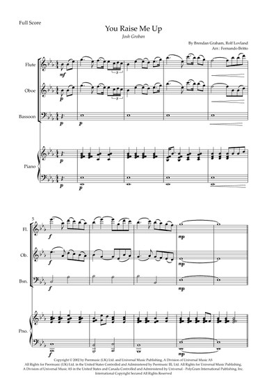 You Raise Me Up (arr. Fernando Britto)