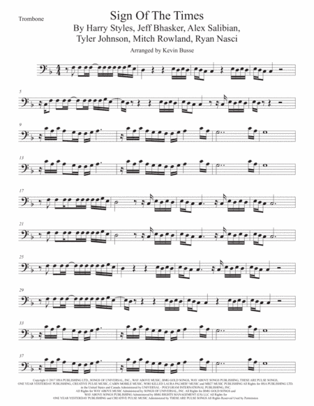 Sign Of The Times (arr. Kevin Busse)
