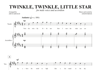 Twinkle Twinkle Little Star (arr. Art.o Artaud)