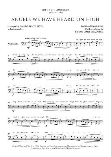 Angels We Have Heard On High (arr. Danilo "Daca" Alves)