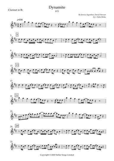 Dynamite (arr. Fabio Britto)