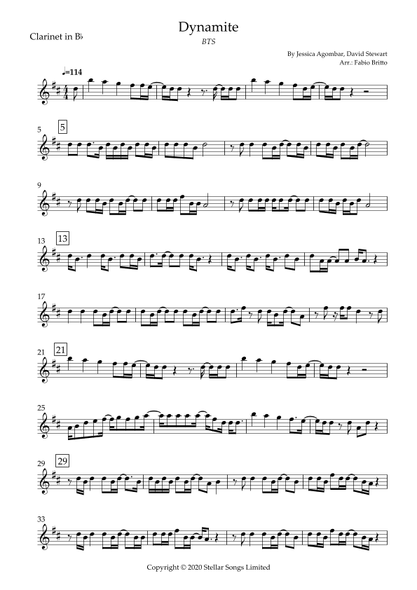 Dynamite (arr. Fabio Britto)