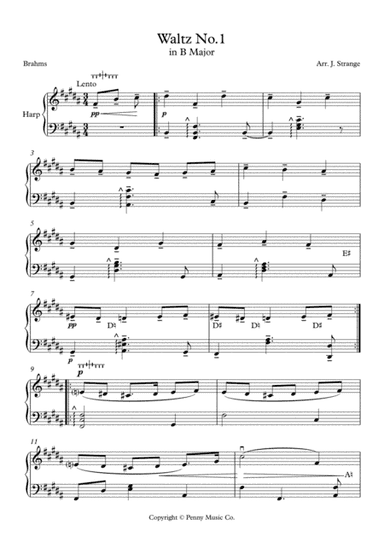 Brahms Waltz No.1 in B Major (arr. James Strange)