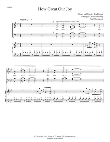 How Great Our Joy (arr. House of El Music)