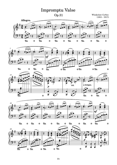 Impromptu Valse (arr. Zellev)